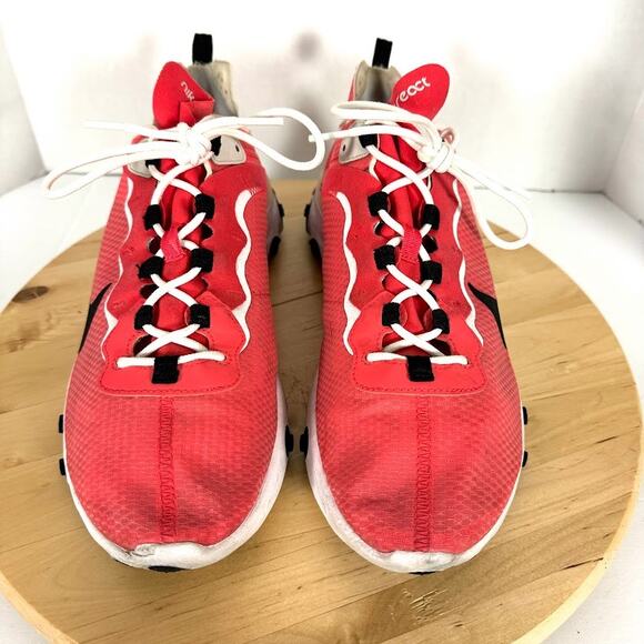 Nike React Element 55 SE Ember Glow Sneakers Shoes CI3831-800 Men SZ 11.5 - Picture 5 of 7